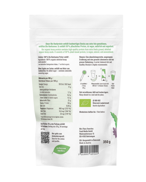Bio Hanf Protein 350g