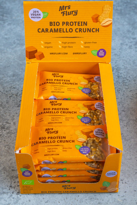 Caramello Crunch Riegel Box mit 15 Stück MHD 1.12.25