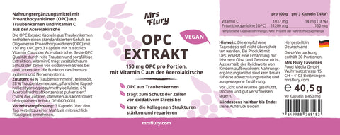OPC Extrakt Kapseln vegan 90 Stück