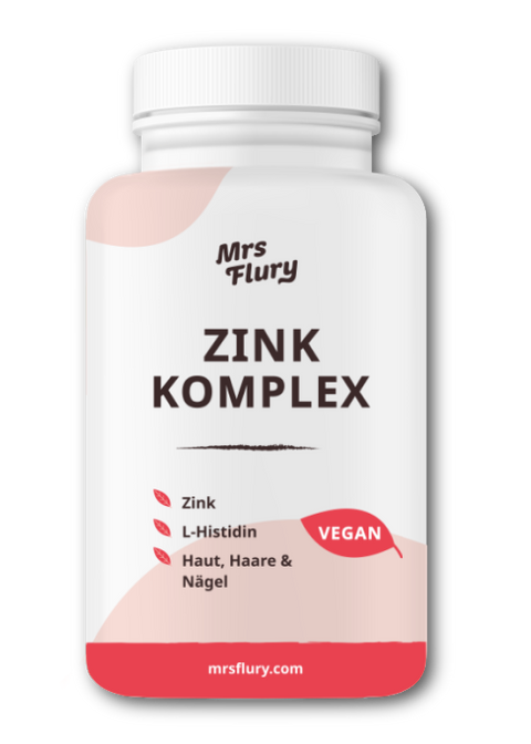 Zink Komplex – mit Zinkbisglycinat & L-Histidin für Haut, Haare, Nägel & Immunsystem