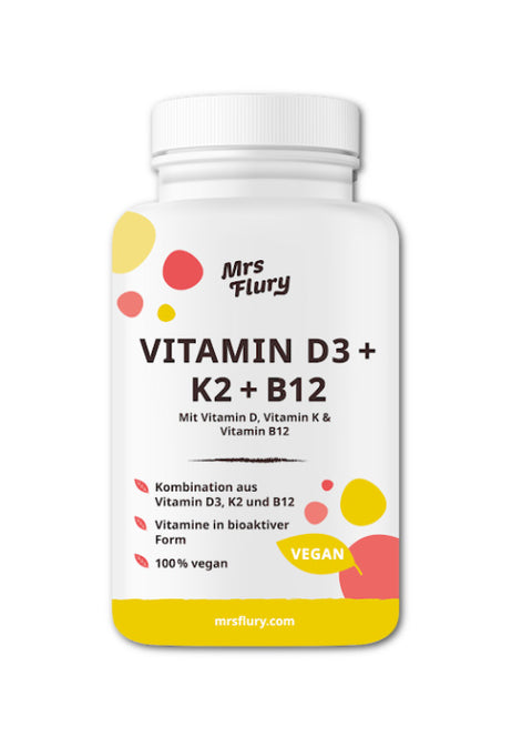 Vitamin D3 + K2 + B12 Kapseln