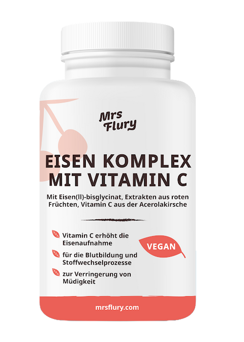 Eisen Komplex Kapseln mit Vitamin C