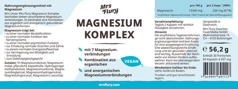 Magnesium Komplex – mit 7 hochwertigen Magnesiumverbindungen