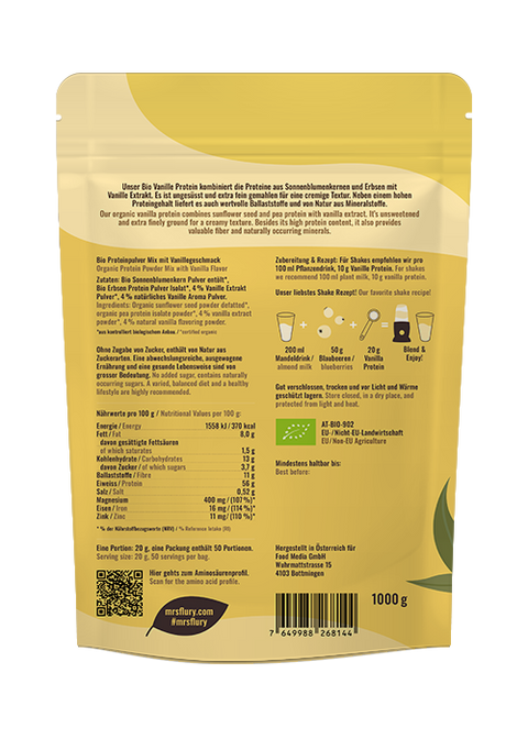 Bio Vanille Protein 1 kg