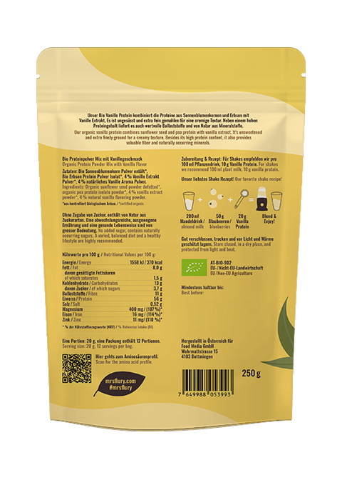 Bio Vanille Protein 250g