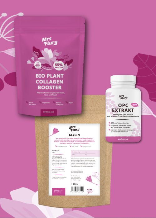 Beauty Bundle - Bio Plant Collagen Booster - Glycin - Bio OPC Kapseln