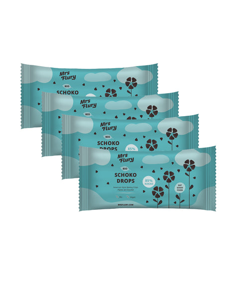 1 kg Schokodrops 85% - American Style Baking Chips(4x250g)