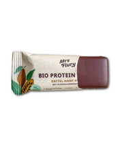Lade das Bild in den Galerie-Viewer, Bio Protein Riegel Hanf-Maca 14% PROTEIN mit Schokoladenüberzug 42 g
